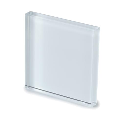 Vetro extrachiaro laccato bianco latte -dettaglio