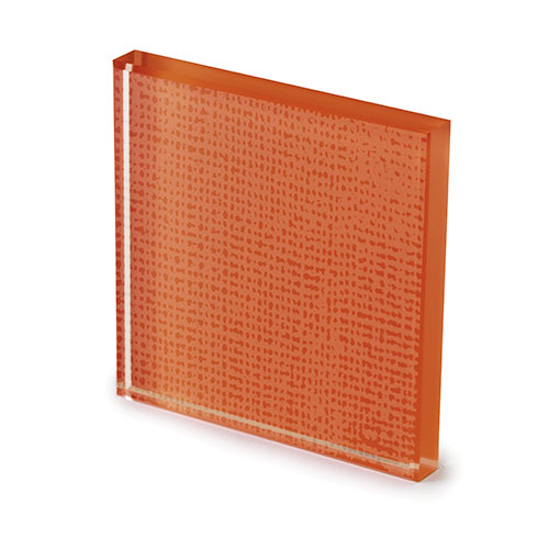 Net glass laccato color ruggine